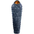 Deuter Exosphere EL +4C/39F Kunstfaserschlafsack (Herren bis 4°C / max. Körpergröße 200 cm / Gewicht 0,85 kg) - RV links - ink-maple