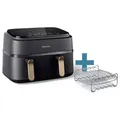 Philips Home NA352/04 Heißluft-Fritteuse 9l 2750W BPA-frei, Antihaftbeschichtung Schwarz