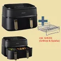 Philips NA352/04 Doppel-Heißluft-Fritteuse Series 3000 - 9 Liter - 2750 W