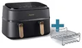 Philips Serie 3000 NA352/04 Airfryer Doppel Heißluftfritteuse 9 l 2750 W