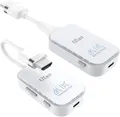 EZCAST Pocket 4K Wireless HDMI Sender und Empfänger zum Spiegeln von Streaming-Video/Audio von PC, Laptop, Projektor