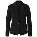 Comma Jackenblazer Indoor-Blazer - Talliert schwarz 34