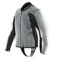 Dainese Rain Body Racing 2, Motorrad Regenjacke für Kombi Wasserdicht Faltbar, Schwarz/Transparent, XXL