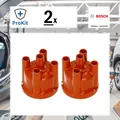 2x ORIGINAL® Bosch Zündverteilerkappe für VW POLO II POLO PASSAT B2 Variant