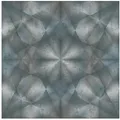 Profhome Vliestapete 386924-GU 3D Tapete Grafisch schimmernd blau petrol grau 5,33 m2, leicht strukturiert, schimmernd, (1 Rolle, 5,33 qm), heißgeprägte Vliestapete, blau blau 0.53 m x 10.05 m