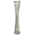 Formano Lampe 660923 145cm Silber rund gedreht LED-Licht-Lämpchen Steh-Boden-Lampe-Lampen Wohn-Schlaf-Zimmer edles-modernes Design