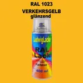 Ral Spraydose 1023 Verkehrsgelb 400ml glänzend Buntlack für Metall Holz Glas