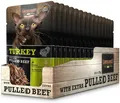 Leonardo Frischebeutel Turkey mit Fleischstreifen [Pulled Beef] 16x 70g