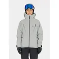Skijacke SOS "La Thule", Damen, Gr. S, grau, 92% Polyamid, 8% Elasthan, unifarben, sportlich, normal, ohne Ausschnitt, Langarm, Jacken, im besonders wetterfesten und komfortablen Design