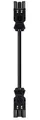 Wieland Verlängerung GST18I3K1BS 50 cm Verlängerung Kabel Leitung schwarz