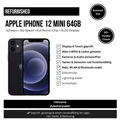 APPLE IPHONE 12 MINI 64GB SCHWARZ BLACK 5G SMARTPHONE OHNE SIMLOCK DUAL-SIM 5.4"