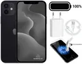 Apple iPhone 12 Mini - 64GB -  Schwarz - 100% Batt. - WIE NEU