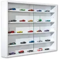 Inter-Link Glasvitrine Compilati, hängend, 4 Fachböden, 80 x 60 x 9,5cm, weiß