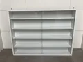 Vitrine Inter Link Wohnzimmer Glasvitrine Sammelvitrine COMPILATI Weiß 80x60x9,5