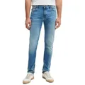Marc O'Polo 5-Pocket-Jeans in lässiger Cross-Hatch-Denim Struktur blau 32