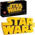 LEGO Star Wars Star Wars Logo aus LEGO Steinen - Vatertagsgeschenk für Papa - Spielzeug für Erwachsene, Baukasten zum Sammeln und Spielen - Gamer... - Bunt
