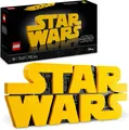 LEGO Star Wars 75407 Star Wars Logo Steine Sammlerstück Modell Büro Deko