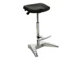 STIER XL Stehhilfe mit Fußstütze Sitzhöhe 700-880mm Belastbarkeit 150 kg softer PU-Sitz (904895)