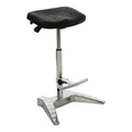 STIER XL Stehhilfe mit Fußstütze Sitzhöhe 700-880mm Belastbarkeit 150 kg Softer PU-Sitz