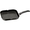 WMF Grillpfanne eckig Steakpfanne Pfanne 27cm Aluminium beschichtet PFOA-frei (Grillpfanne, Aluminium, 27.27 x 4.40 cm) (589674291)