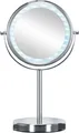 Kleine Wolke LED-Kosmetikspiegel BRIGHT MIRROR Silberfarben