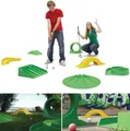 Myminigolf Easy Komplettset Minigolf-Set mit 5 Hindernisse, 1 Schläger, 2 Bälle