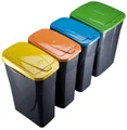 M home Mülltrennsystem Eco Bin Mülleimer Mülltrenner Abfalleimer Müllsortierer, mit praktischem Connect-System