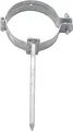 Grömo Regenrohrschelle DN76 Stahl verzinkt mit Stift 200mm