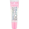 essence BIRTHDAY BOMB shiny lipgloss, Nr. 01, Transparent, natürlich, glänzend, strahlend frisch, schimmernd, vegan, ohne Parabene, ohne Mikroplastikpartikel, Nanopartikel frei, 1er Pack (10ml)