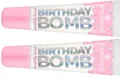 essence Juicy BIRTHDAY BOMB Limited Edition Shiny Lipgloss Cake My Day! 2 x 10ml