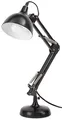 BRUBAKER Klassische Metall Schreibtischlampe Leselampe mit höhenverstellbarem Gelenk-Arm Schwarz