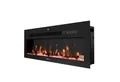 TroniTechnik Elektrokamin Wandkamin elektrisch 900/1800W, LED Flammeneffekt, App, Timer, schwarz, Elegant, platzsparend, dekorativ nutzbar, smart steuerbar, zuverlässig