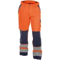 DASSY® Buffalo Warnschutz Bundhose mit Kniepolstertaschen - neonorange/dunkelblau - 42