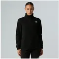 The North Face Fleecepullover W GLACIER FLEECE 1/4 ZIP JACKET Halfzip aus Polyester, mit 1/4 Reißverschluss schwarz XXL (48)