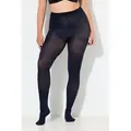 Ulla Popken Feinstrumpfhose Strumpfhose 100 den blickdicht blau 54/56