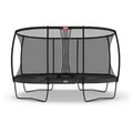 BERG Trampolin Grand Elite Regular 520 Grey mit AirFlow Pro inkl. Sicherheitsnetz Deluxe XL