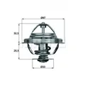 Thermostat, Kühlmittel BEHR MAHLE TX2780D für BMW 5er 3er