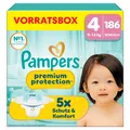 Pampers Premium Protection Gr.4 Maxi 9-14kg Windeln Vorratsbox 186 Stück