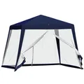 Outsunny Pavillon, BxHxT: 300 x 245 x 300 cm