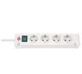 Brennenstuhl 1150650124 Power extension 1.5 m 4 AC  outlet(s) Indoor White B ~E~