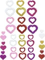 Glorex Moosgummi Glorex Moosgummi Sticker Herzen selbstklebend, 72