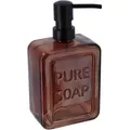 Tendance - Seifenspender Aus Glas Pure Soap - 570 Ml - Bernsteinfarben