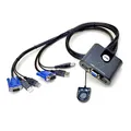 ATEN CS22U KVM Switch Für 2 PCs, USB Konsole Und VGA Monitor
