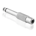 Audio Adapter 6,3mm Mono Klinke Stecker Cinch Chinch Kupplung Buchse weiblich