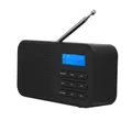 Denver Digital Radio mit Uhr und Weck-Batteriebetrieb  DAB-42  schwarz "sehr gut