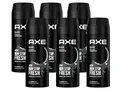 6 x AXE Black Deo Spray Deodorant Bodyspray (6x150ml)