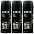 Axe Bodyspray BLACK 3 x 150ml Deo Deodorant Spray 48H Schutz 0% Aluminium Salze