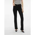 Vero Moda Bootcut-Jeans VMFLASH MR FLARED JEANS LI140 GA NOOS Baumwollmischung mit Stretch, regular waist, bootcut fit schwarz M (38)