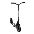 Six Degrees Aluminium Scooter mit Luftbereifung und Federung 300/205 mm ABEC 7 Höhenverstellbar GS-Geprüft Schwarz