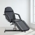 Hydraulische Kosmetikliege schwarz Beautyliege Massageliege Behandlungsliege NEU